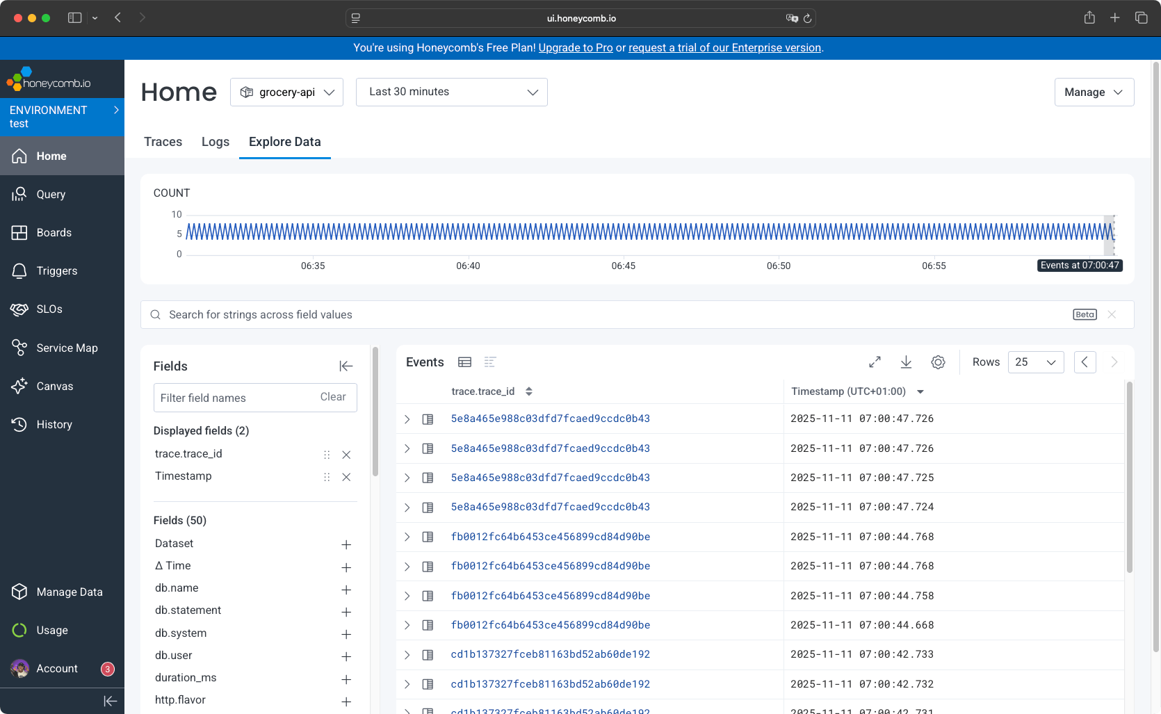 Honeycomb Collectors Verification