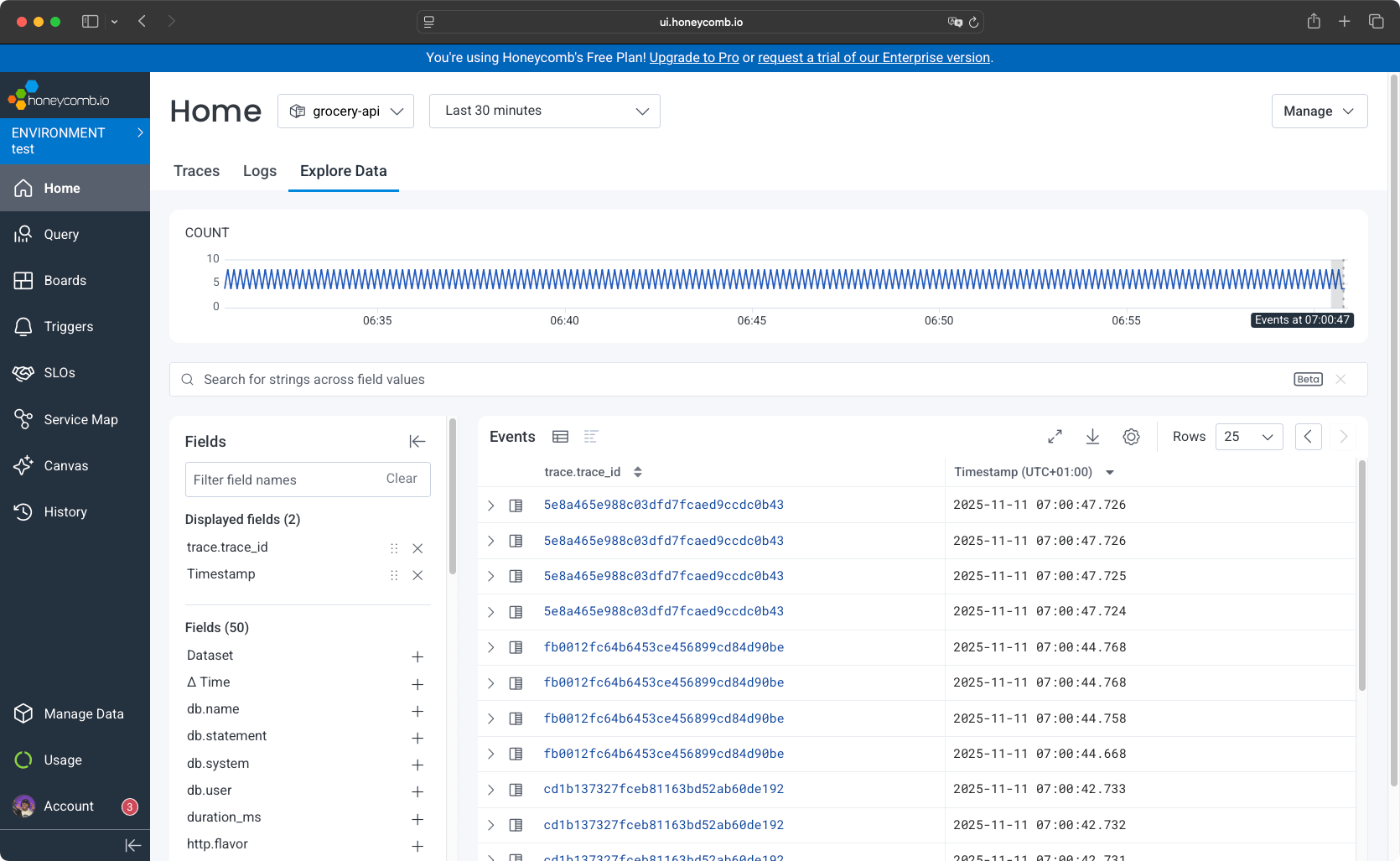 Honeycomb Collectors Verification