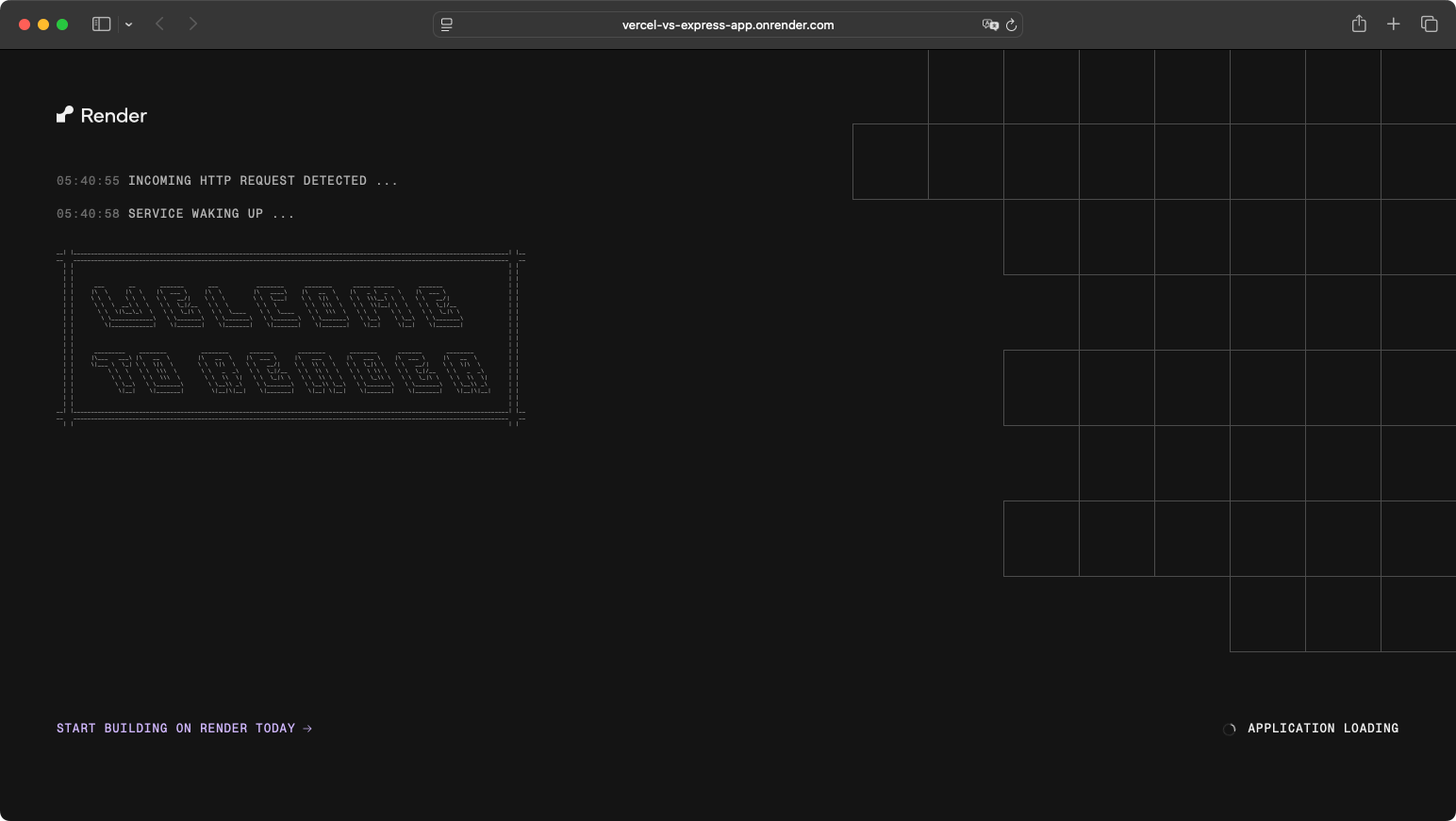 Render resources activating
