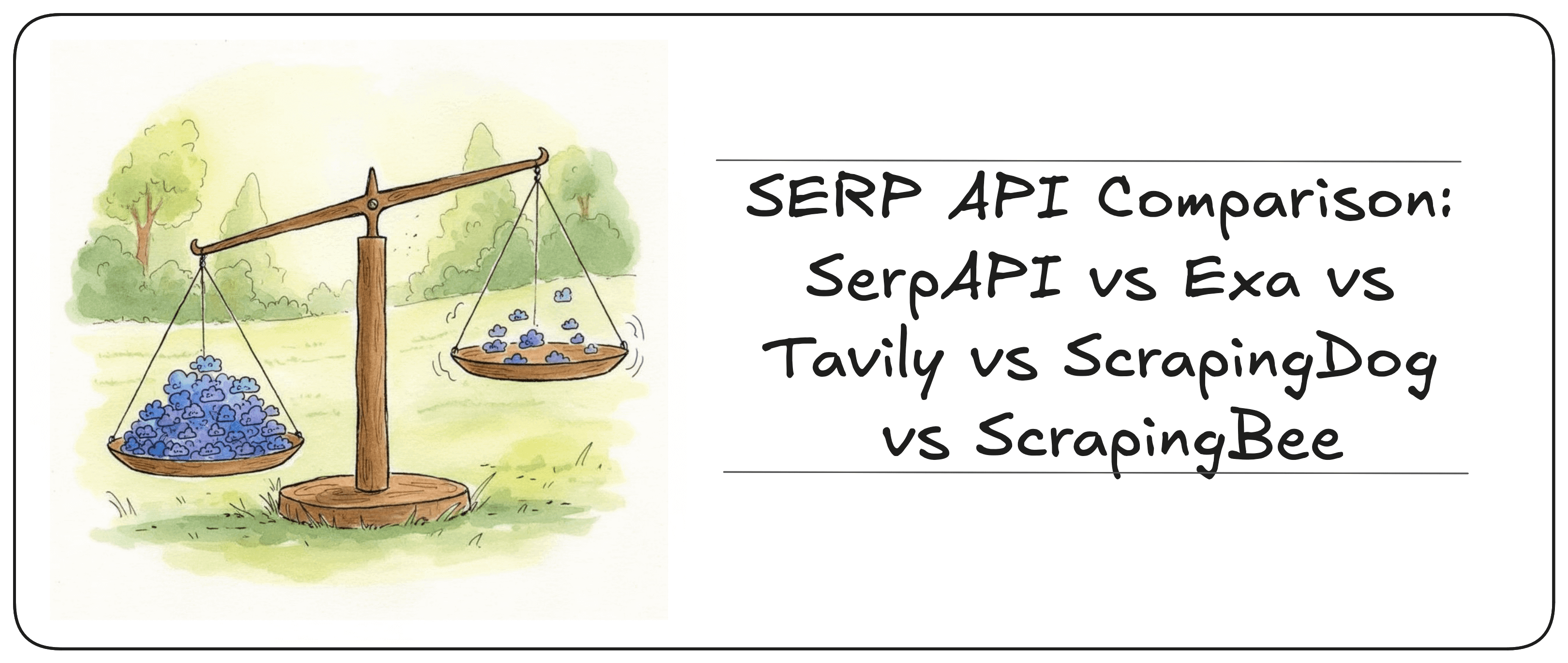 Best SERP API comparison 2025: SerpAPI vs Exa vs Tavily vs ScrapingDog vs ScrapingBee