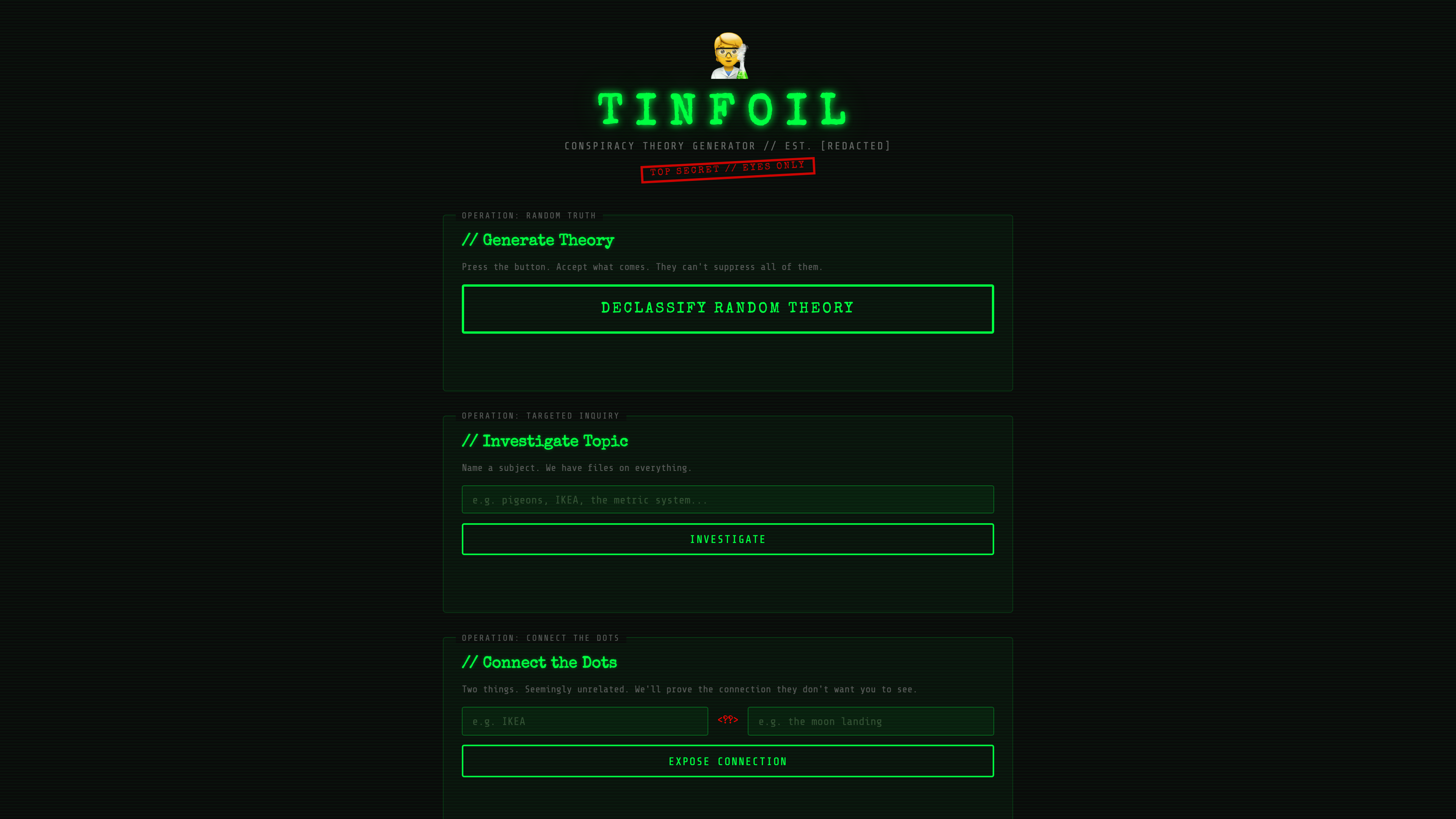 Tinfoil after rewinding